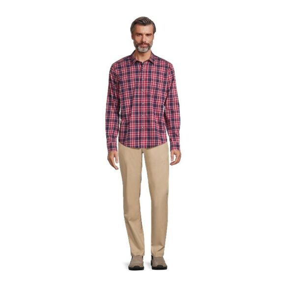 Men’s White Long Sleeve Poplin Button-Up Dress Shirt 2-Pack Size 2XL - Picture 13 of 16